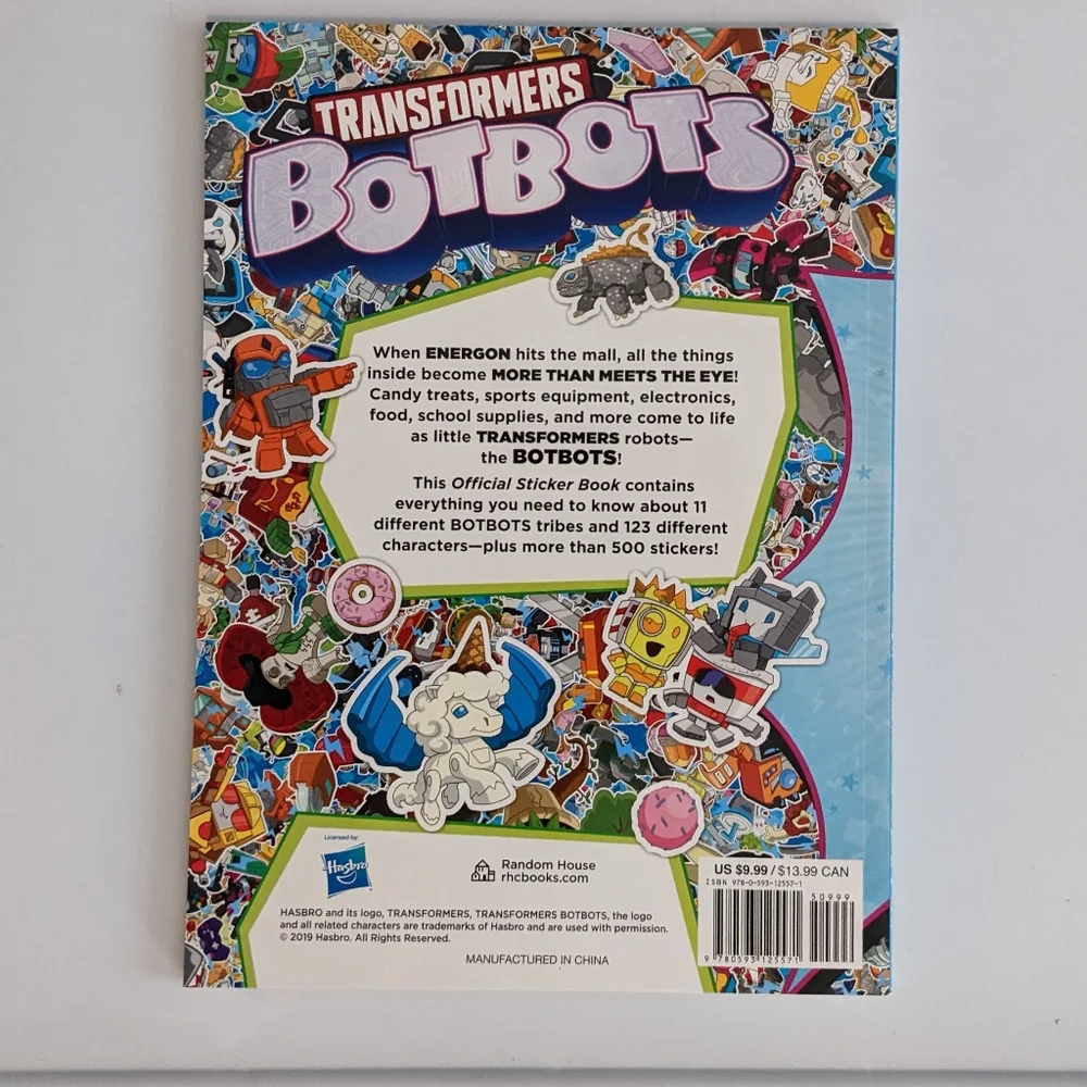 Transformers Botbots Official Sticker Book - Picture 3 of 3